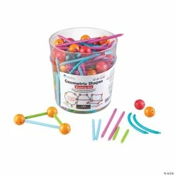 Coupon 🤩 Learning Resources® Geometric Shapes Building Set 🤩