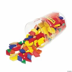 Best deal 😀 Learning Resources Plastic Pattern Blocks: 1 cm, 250/pkg 🌟