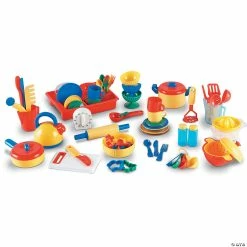 New 😉 Learning Resources Pretend & Play Kitchen Set 76 Pcs 🌟