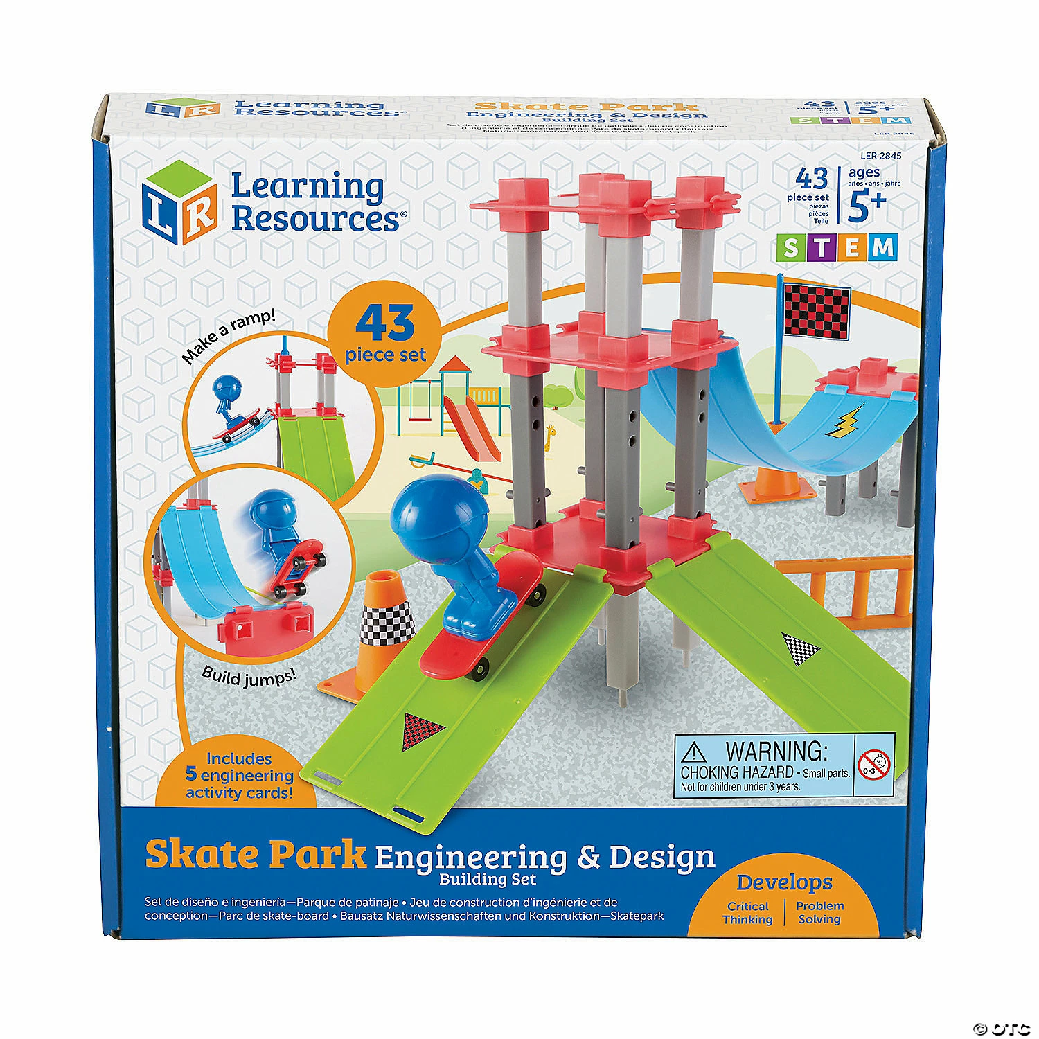 Wholesale 👍 Learning Resources® Skate Park Engineering & Design Building Set - 43 Pc. 🔔 4 Wholesale 👍 Learning Resources® Skate Park Engineering & Design Building Set - 43 Pc. 🔔 - Image 4