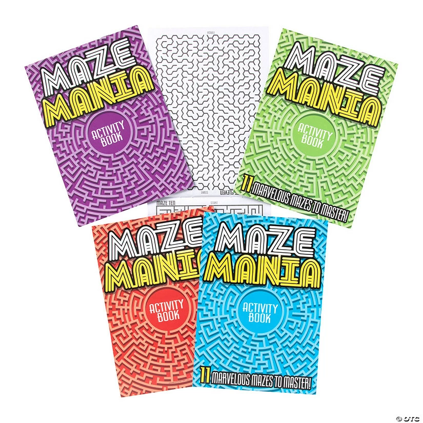 Outlet β€οΈ Maze Mania Activity Books - 24 Pc. π― 1 Outlet β€οΈ Maze Mania Activity Books - 24 Pc. π―