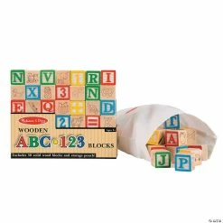 Best Pirce 🔔 Melissa & Doug® ABC & Number Building Blocks Set - 51 Pc. 👏