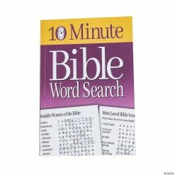 Cheap 💯 Mini 10 Minute Bible Word Search Activity Book 🎉