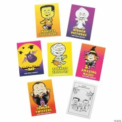 Discount ⭐ Mini 🎃 Halloween Fun & Games Books - 72 Pc. 😀