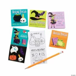 New ✔️ Mini 💀 Halloween Witch Activity Books with Stickers – 24 Pc. 🔥