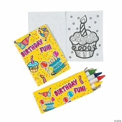 Flash Sale ✨ Mini Happy 🥳 Birthday Coloring Sets - 12 Pc. 😍
