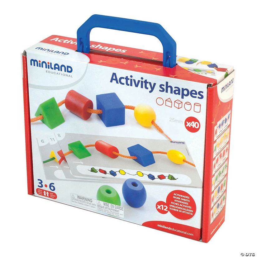 Best Pirce β Miniland Educational Activity Shapes (Giant Beads) and Laces, 2 Sets π 1 Best Pirce β Miniland Educational Activity Shapes (Giant Beads) and Laces, 2 Sets π