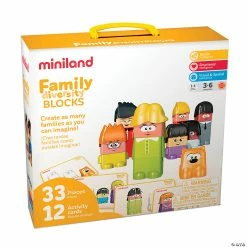 Outlet ✔️ Miniland Educational Family Diversity Blocks 🛒