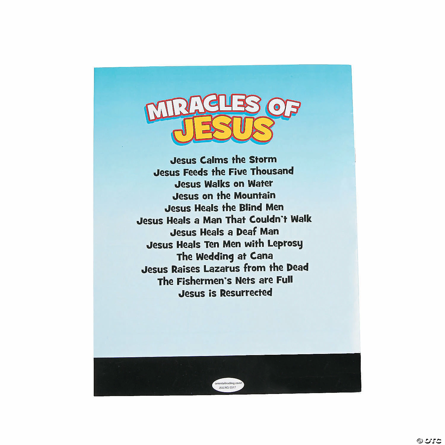 Cheap π Miracles of Jesus Coloring Books - 12 Pc. π 2 Cheap π Miracles of Jesus Coloring Books - 12 Pc. π - Image 2