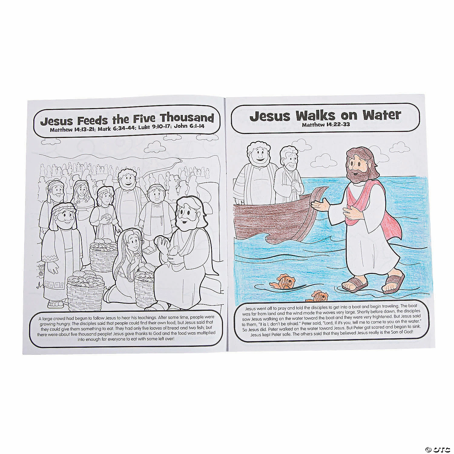 Cheap π Miracles of Jesus Coloring Books - 12 Pc. π 4 Cheap π Miracles of Jesus Coloring Books - 12 Pc. π - Image 4