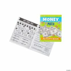 New ✔️ Money Math Activity Books - 12 Pc. ⭐