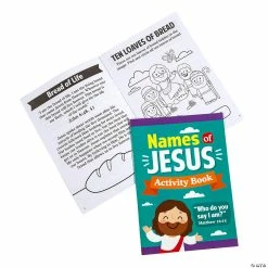 Cheapest ✔️ Names of Jesus Activity Books - 12 Pc. 🌟