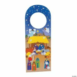 Flash Sale 👏 Nativity Doorknob Hanger Sticker Scenes - 12 Pc. 🥰