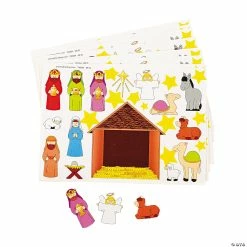 Discount 😉 Nativity Scene Stickers - 12 Pc. 🧨