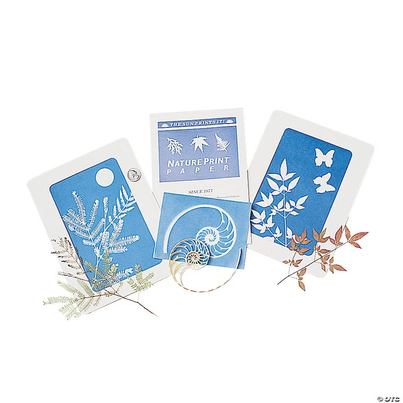Cheap 🔥 Nature Print® Sun-Sensitive Paper - 12 Pc. 🌟 1 Cheap 🔥 Nature Print® Sun-Sensitive Paper - 12 Pc. 🌟