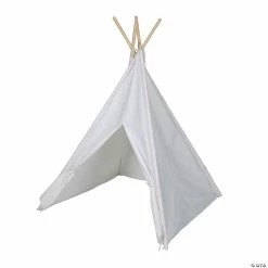 Discount 🔥 Pacific Play Tents White Teepee ✨ -Curriculum Boredom Busters Sales pacific play tents white teepee14112067 a05