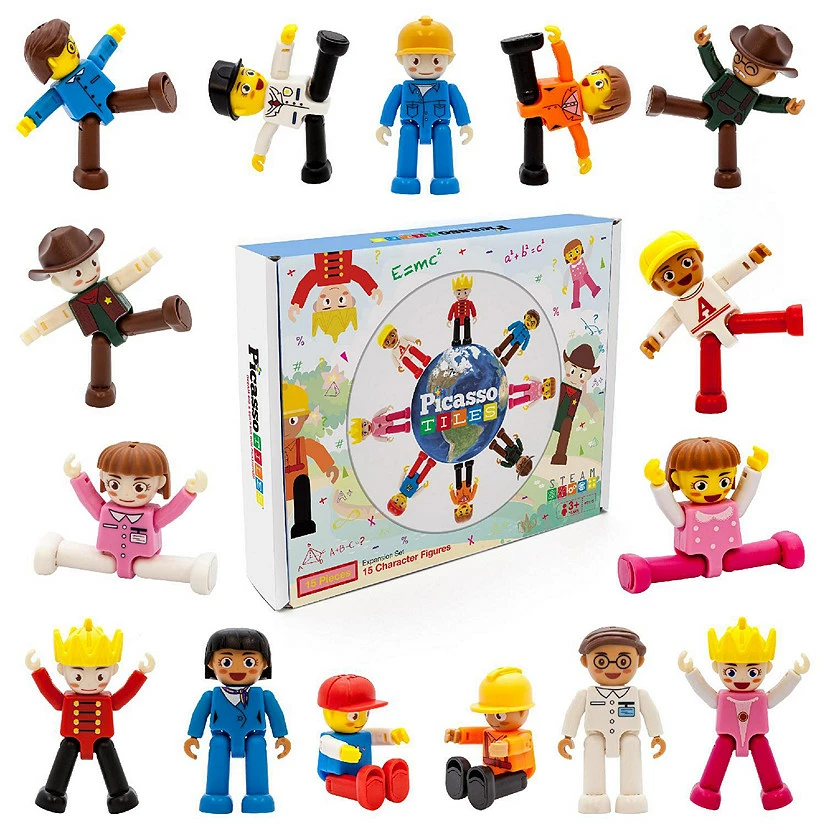 Cheap 🔥 PicassoTiles 15 Piece Character Figure Set PTA15 ✨ 1 Cheap 🔥 PicassoTiles 15 Piece Character Figure Set PTA15 ✨