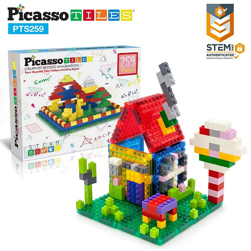 Best Pirce π€© PicassoTiles 259 Piece Magnetic Brick Tile and Brick Building Set π 1 Best Pirce π€© PicassoTiles 259 Piece Magnetic Brick Tile and Brick Building Set π