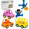 Best Pirce ⌛ PicassoTiles - People Character Figure Set 3 Cars PTA05 🛒