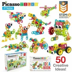 Deals ⭐ PicassoTiles - PTN250 Engineering Construction Set 👍