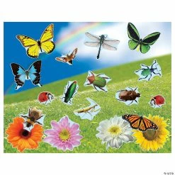 Best reviews of 🔔 Realistic Bugs & Flowers Sticker Scenes - 12 Pc. 😍