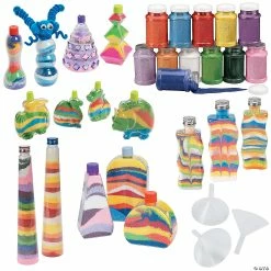 Top 10 ๐ฅ Sand Art Basics Craft Pack Assortment - Makes 120 ๐