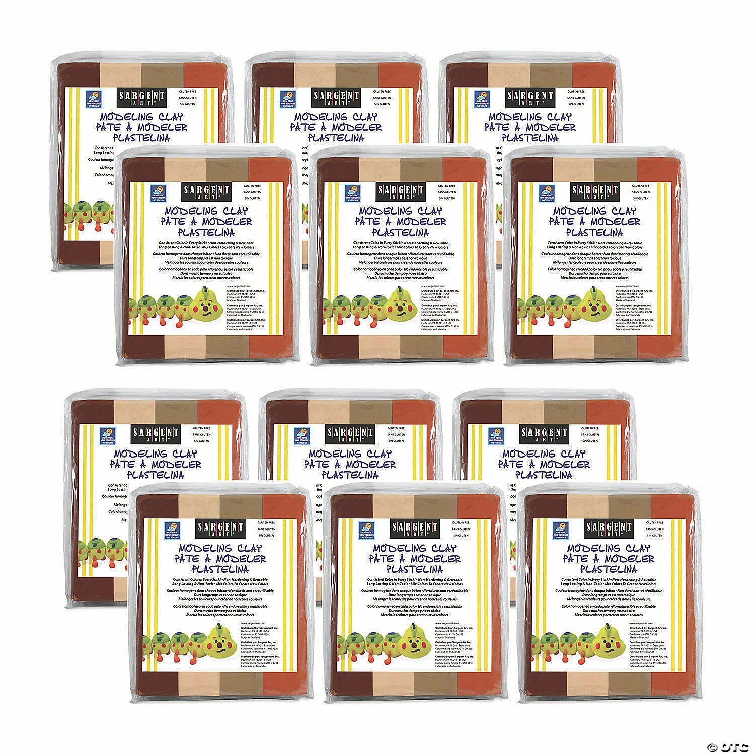 Wholesale 💯 Sargent Art® Colors of My Friends® Modeling Clay, 12 lb ✔️ 1 Wholesale 💯 Sargent Art® Colors of My Friends® Modeling Clay, 12 lb ✔️
