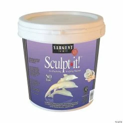 Promo 🎉 Sargent Art® Sculpt it™ Air-Hardening Sculpting Material, 2 lb., White 🔔