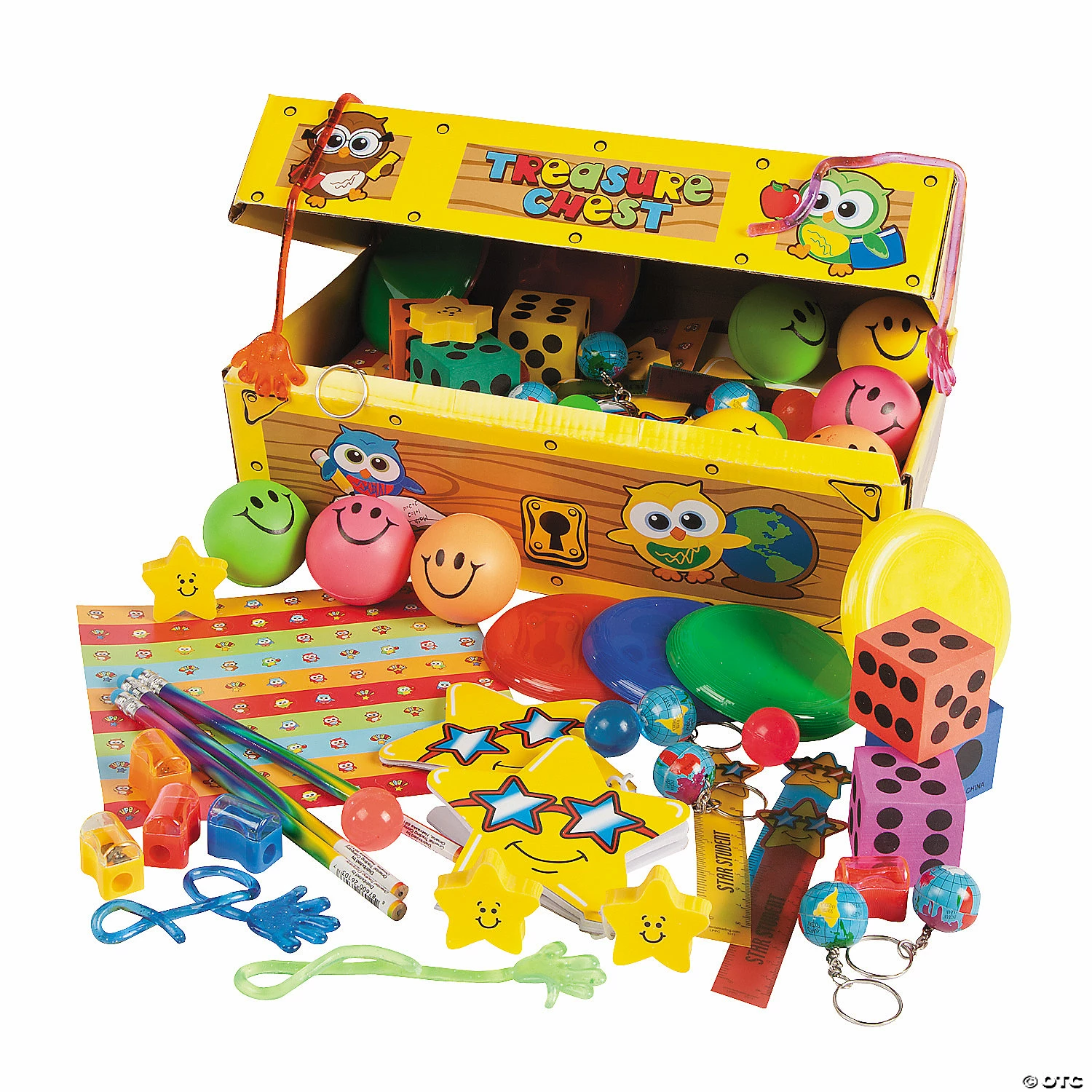 Top 10 🛒 School Treasure Chest Assortment - 100 Pc. 🎁 1 Top 10 🛒 School Treasure Chest Assortment - 100 Pc. 🎁