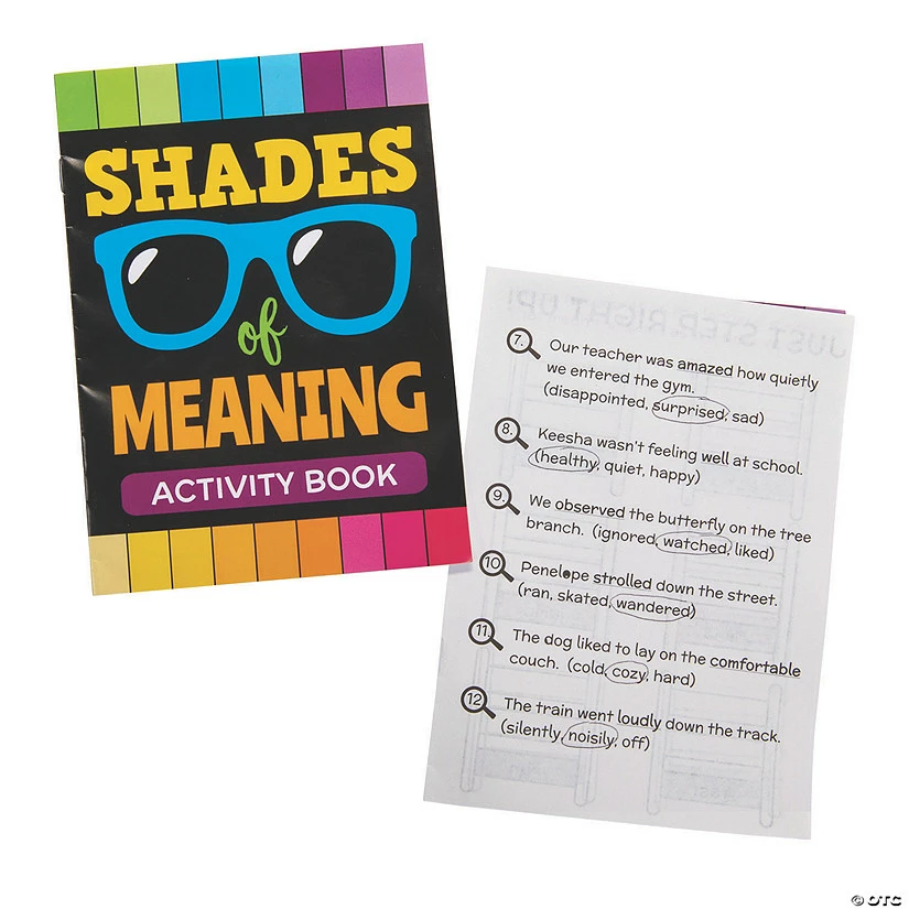 Cheap π Shades of Meaning Activity Books - 12 Pc. π― 1 Cheap π Shades of Meaning Activity Books - 12 Pc. π―