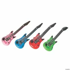 Best deal ✔️ Small Inflatable Guitars - 12 Pc. 💯