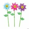 Deals 🧨 Smile Face Flower Pinwheels - 36 Pc. 🔥