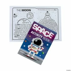 Cheap 🥰 Space Activity Books - 12 Pc. 🔔