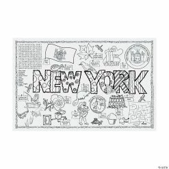 Wholesale 🔔 State Symbols and Facts Funsheets: New York - 30 Pc. 🎁