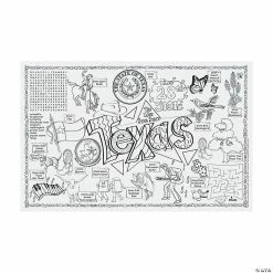 Best Sale 👏 State Symbols and Facts Funsheets: Texas - 30 Pc. 👏
