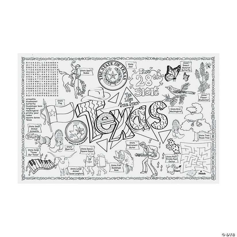 Best Sale π State Symbols and Facts Funsheets: Texas - 30 Pc. π 1 Best Sale π State Symbols and Facts Funsheets: Texas - 30 Pc. π