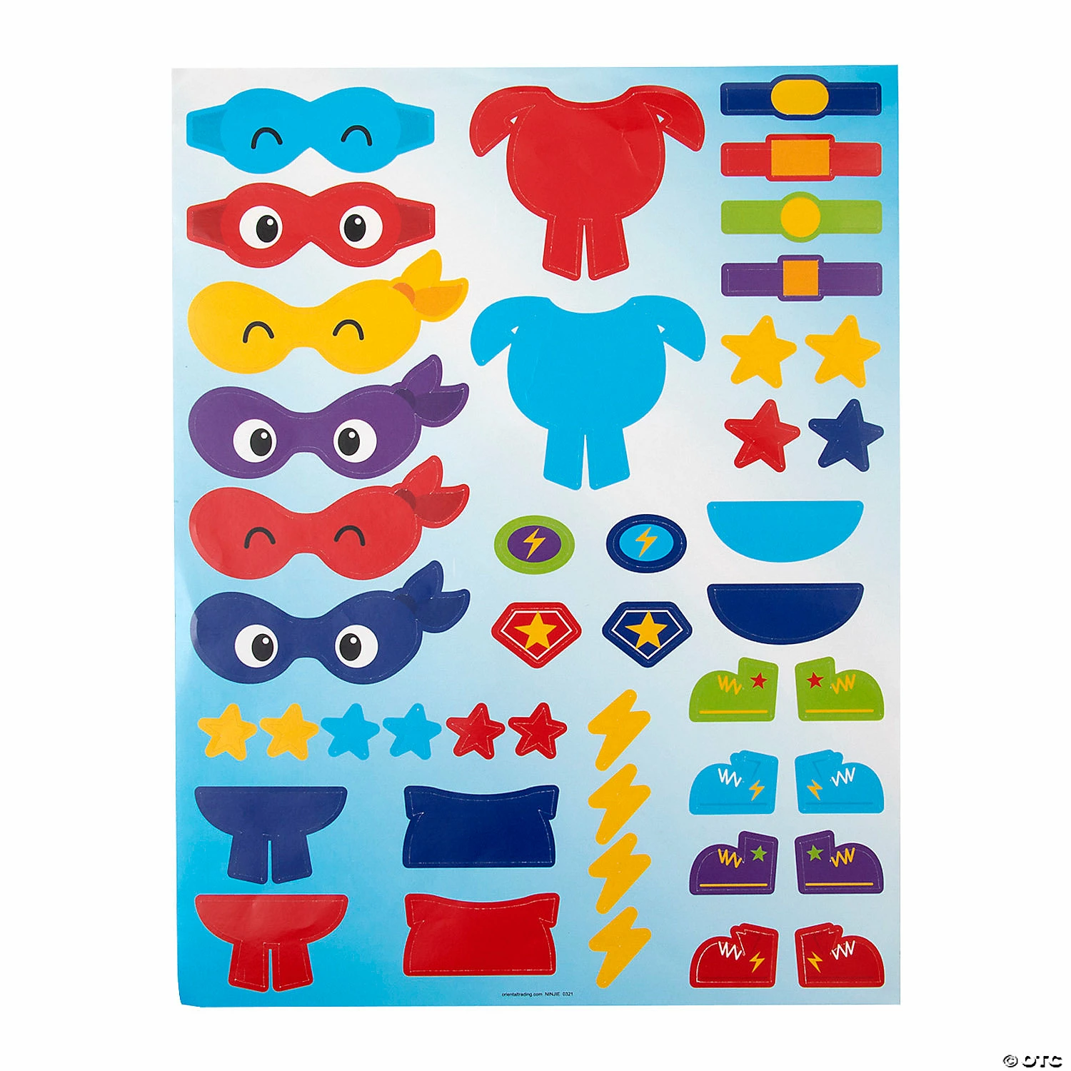 Top 10 β Superhero Animals Sticker Scenes - 12 Pc. π 3 Top 10 β Superhero Animals Sticker Scenes - 12 Pc. π - Image 3