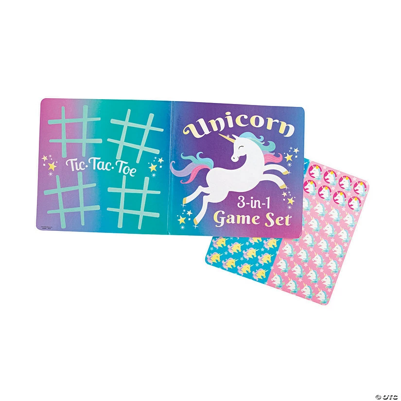 Top 10 ๐งจ Unicorn 3-in-1 Game Sets - 12 Pc. ๐ 1 Top 10 ๐งจ Unicorn 3-in-1 Game Sets - 12 Pc. ๐