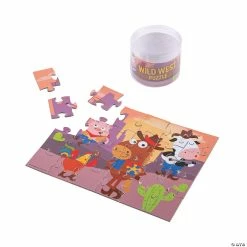 Promo 😉 Western Animals Puzzles - Set of 12 🥰